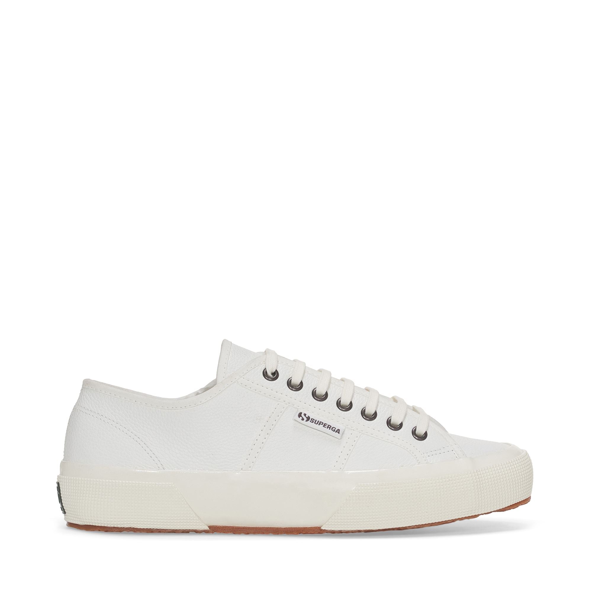 White company superga fashion trainers