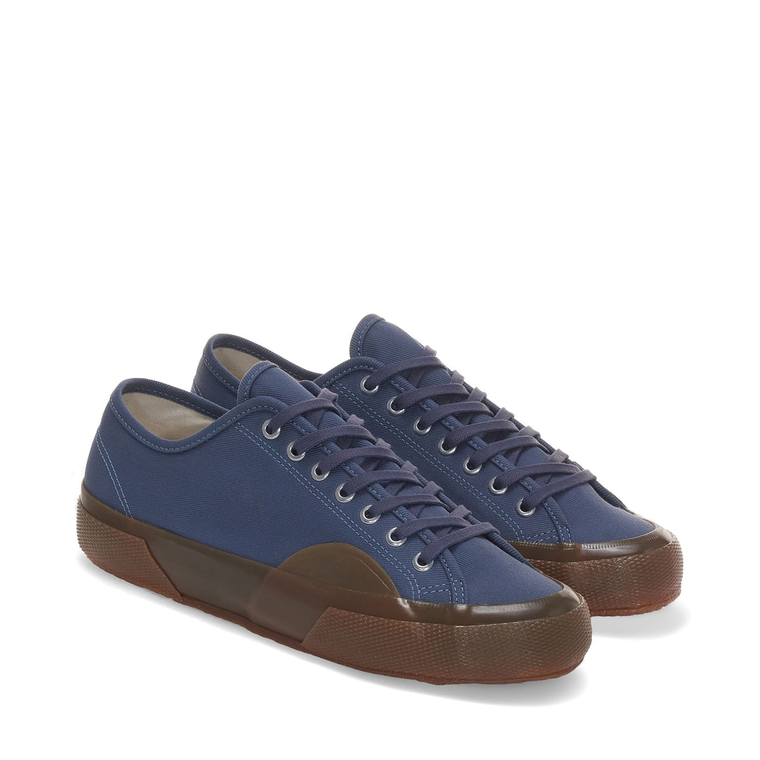 Sneakers Man 2431 SKTR CHINO Low Cut BLUE CELESTIAL - F GUM Dressed Front (jpg Rgb)	