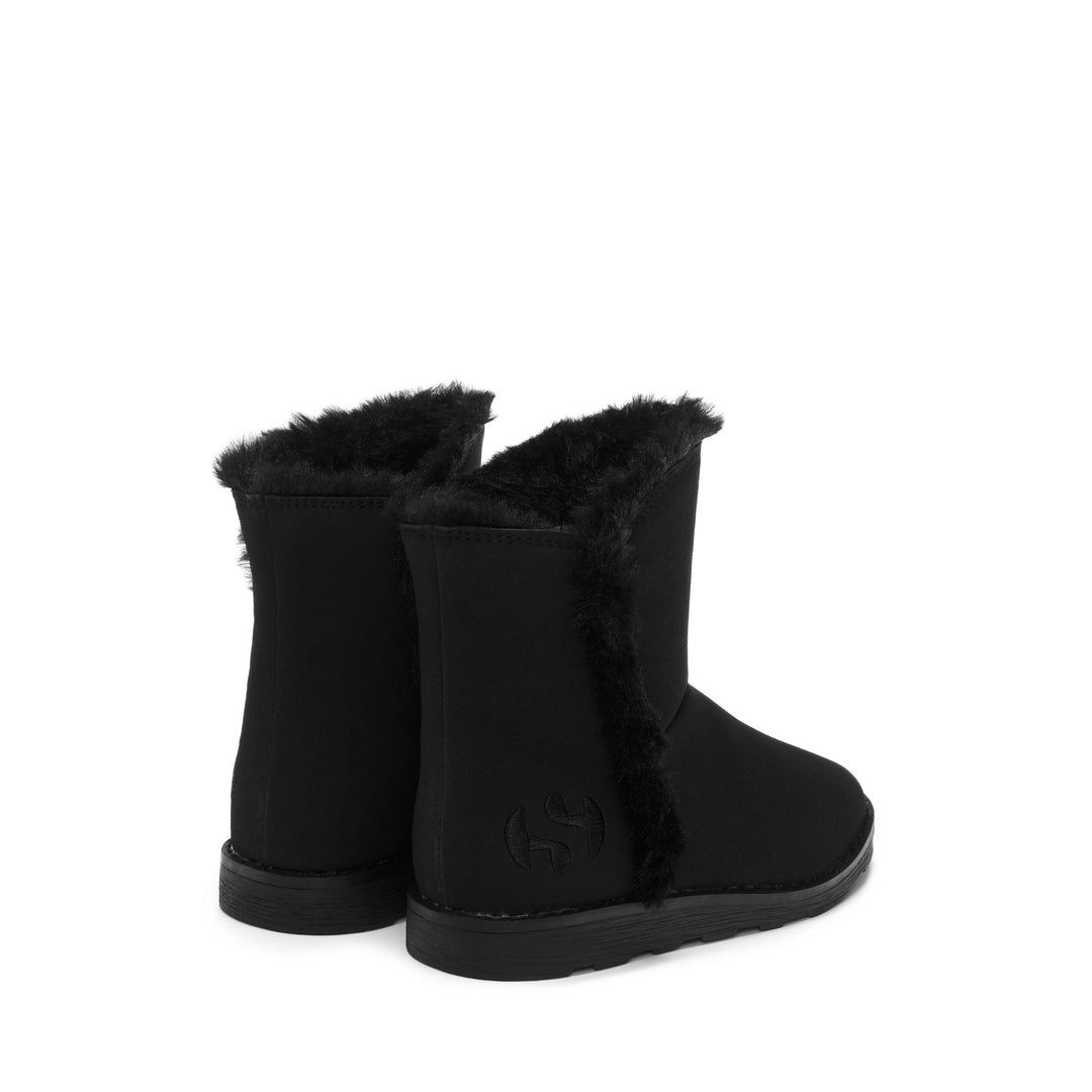 Boots Girl 4033 KIDS SYNTHETIC MATERIAL Boot TOTAL BLACK Dressed Side (jpg Rgb)		