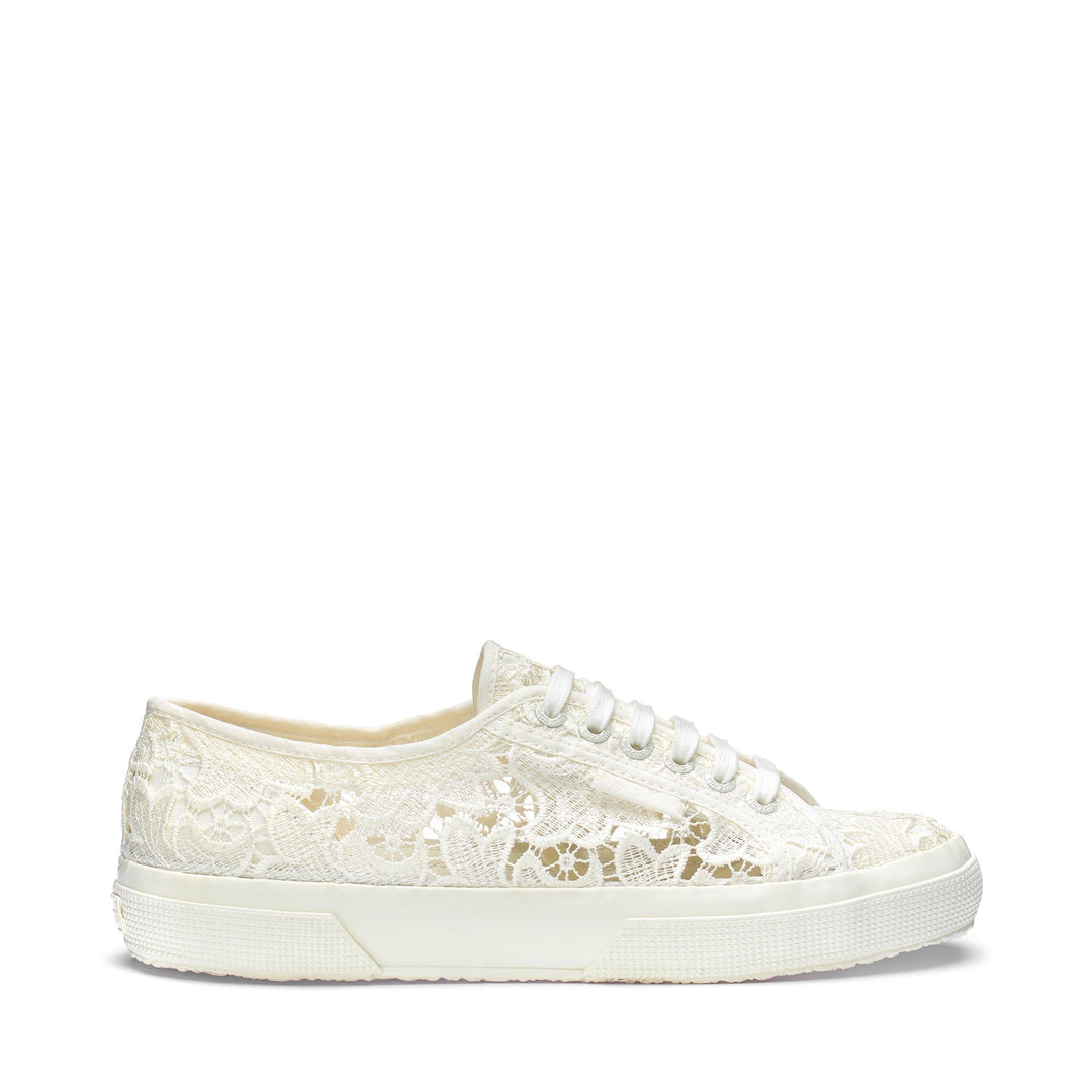 Le Superga Woman 2750 MACRAME Sneaker TOTAL WHITE AVORIO Photo (jpg Rgb)			