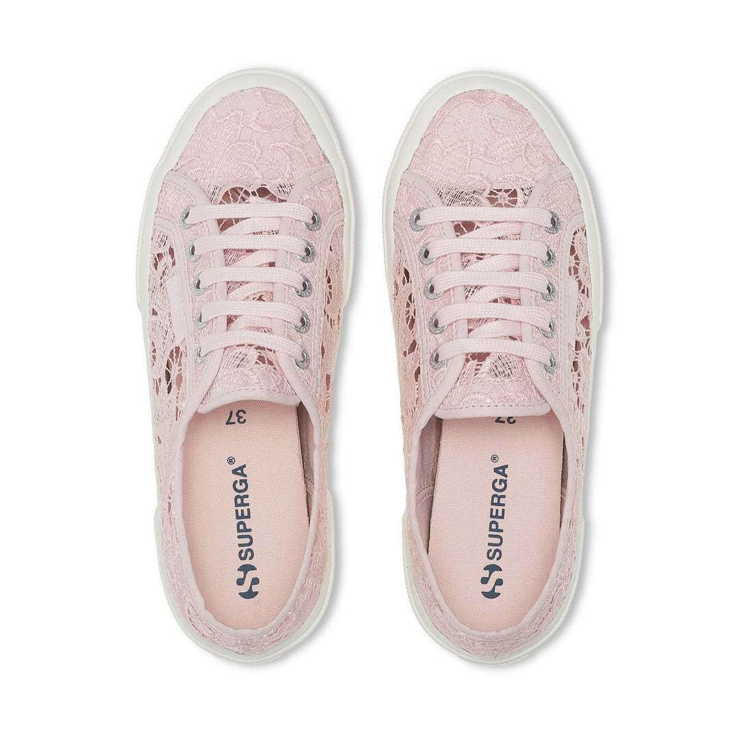 Le Superga Woman 2750 MACRAME Sneaker PINK ISH-FAVORIO Dressed Back (jpg Rgb)		