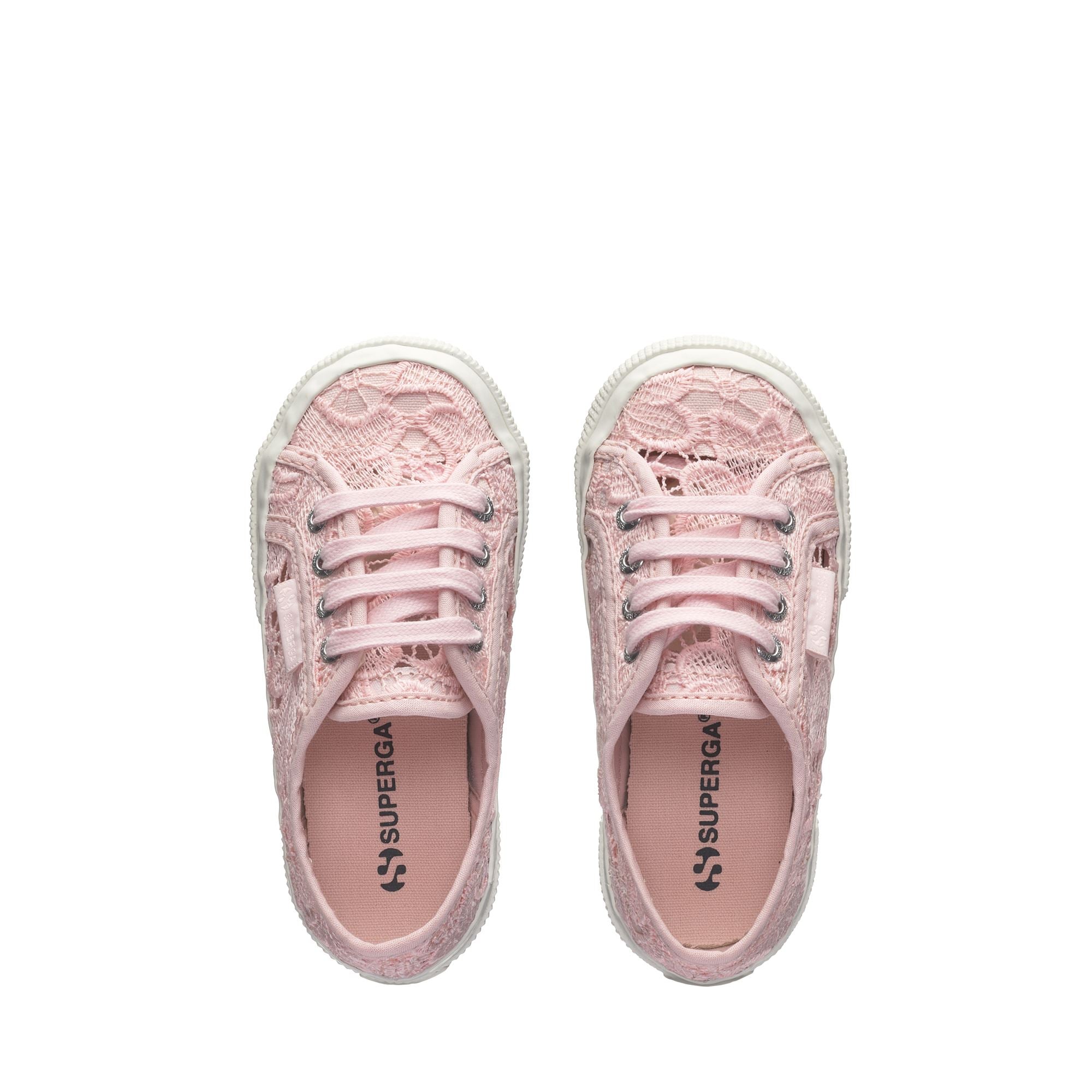 2750 KIDS MACRAME Le Superga Sneaker Bambina PINK ISH FAVORIO