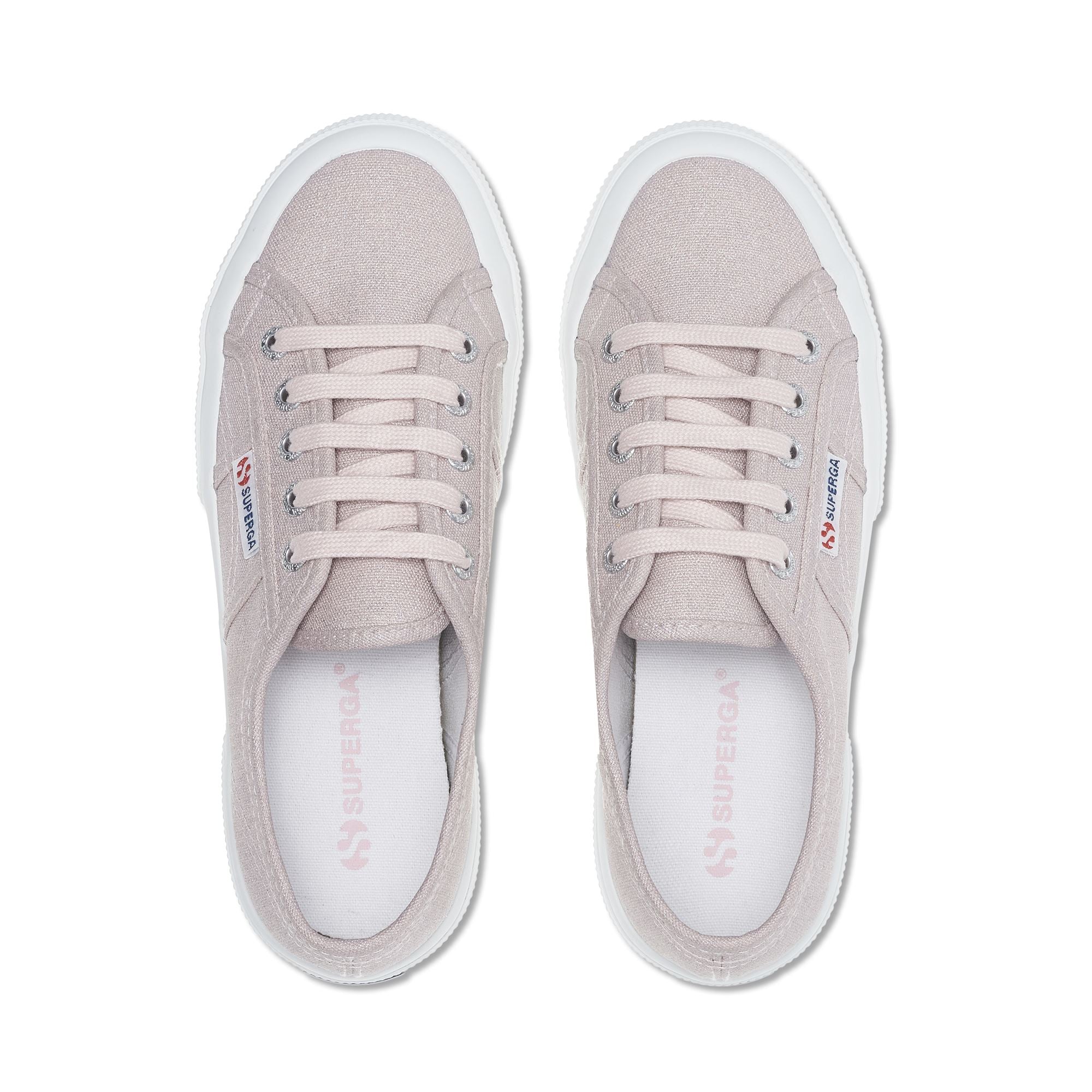 Le Superga Donna 2750 GLITTER CANVAS Sneaker PINK ISH