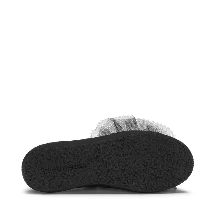 Le Superga Woman 2750 COCKADE Sneaker TOTAL BLACK Detail (jpg Rgb)			