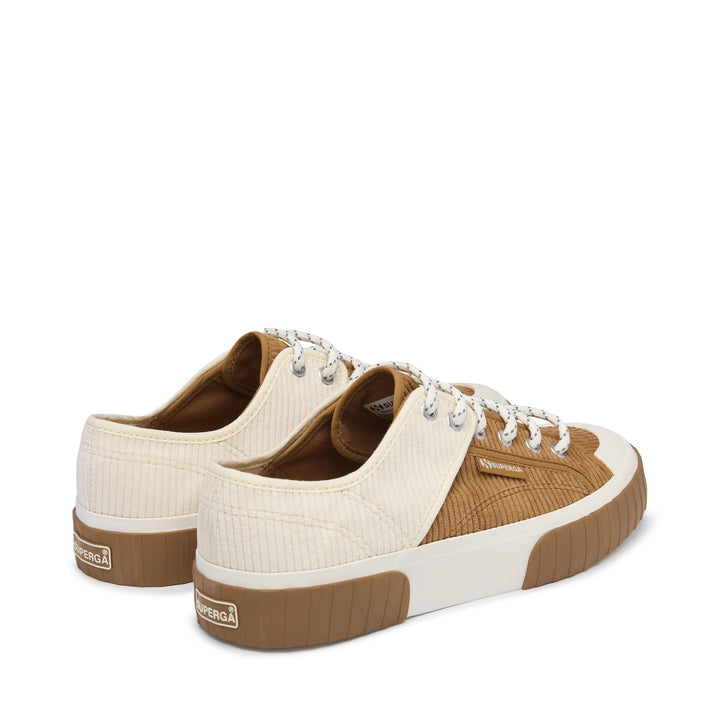 Sneakers Unisex 2630 PANELS CORDUROY Low Cut DUON-WHITE AVORO Dressed Side (jpg Rgb)		