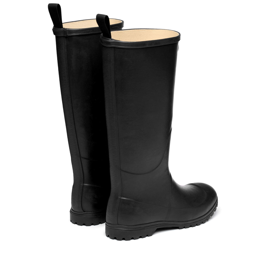 Rubber Boots Woman 799 RUBBER BOOTS High Cut BLACK Dressed Side (jpg Rgb)		